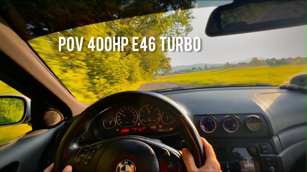 400HP E46 Turbo chill drive POV
