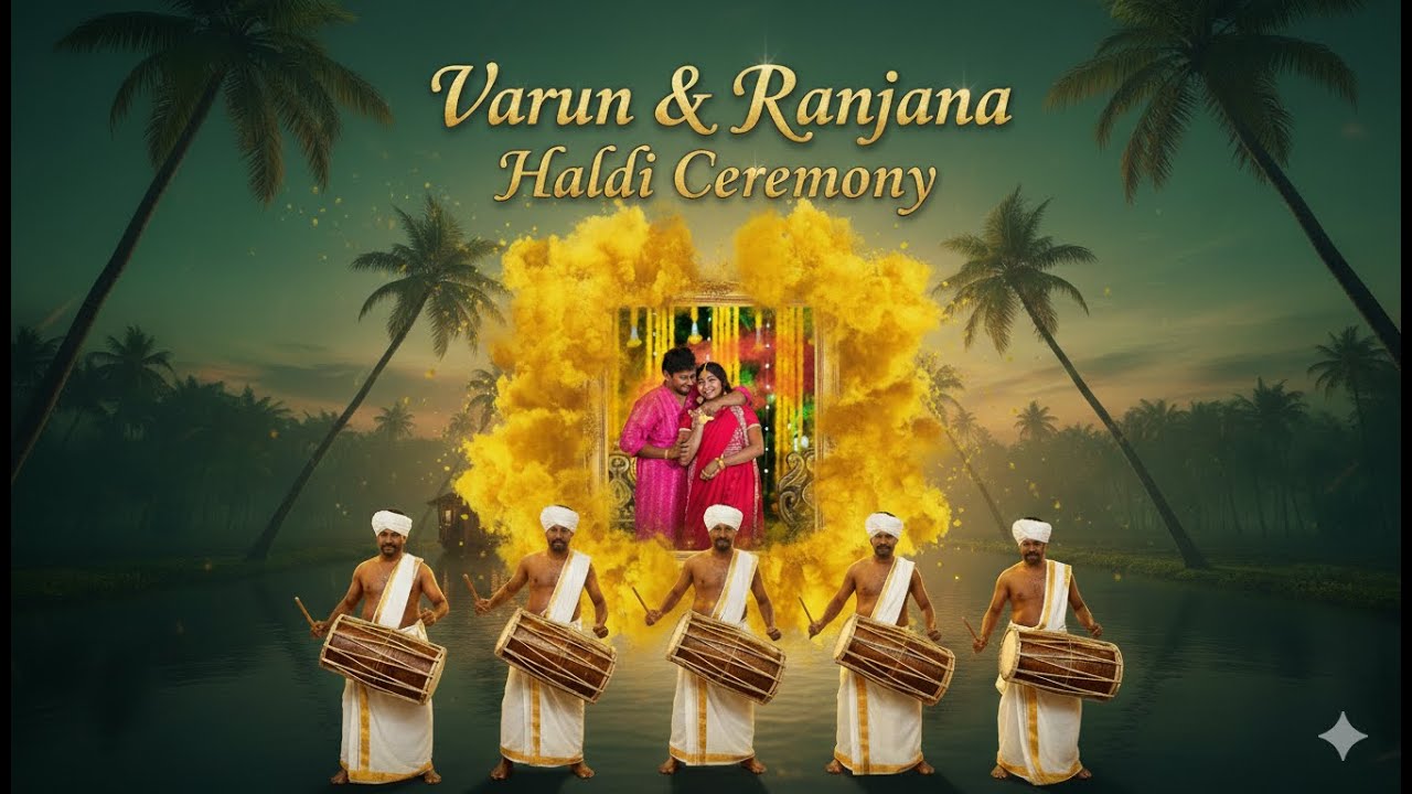KERLA KONASEEMA HIGHEND HALDI CINEMATIC 4K TREASER | VARUN & RANJANA | INFOCUS WEDDINGS 9032887794
