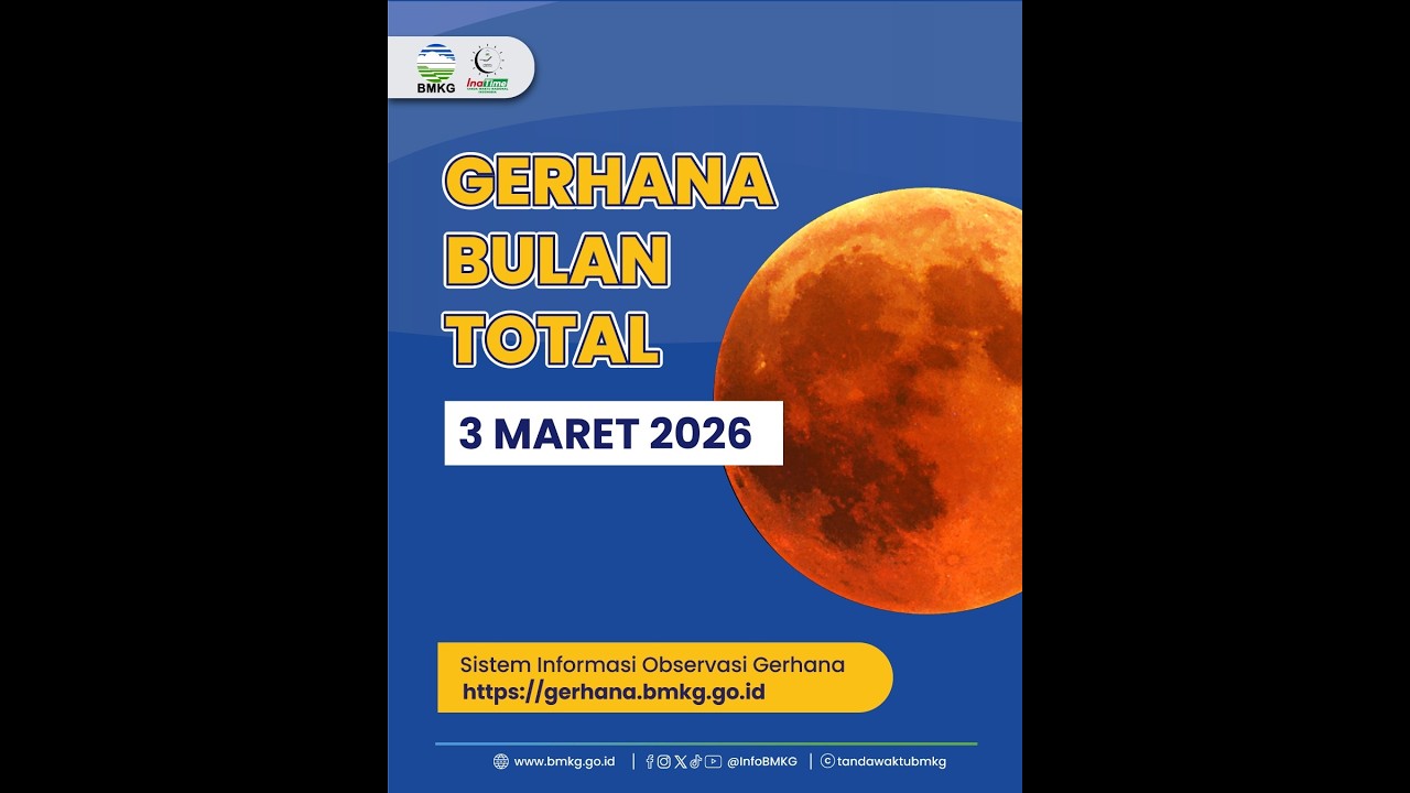 MANADO | PENGAMATAN GERHANA  BULAN TOTAL 3 MARET 2026