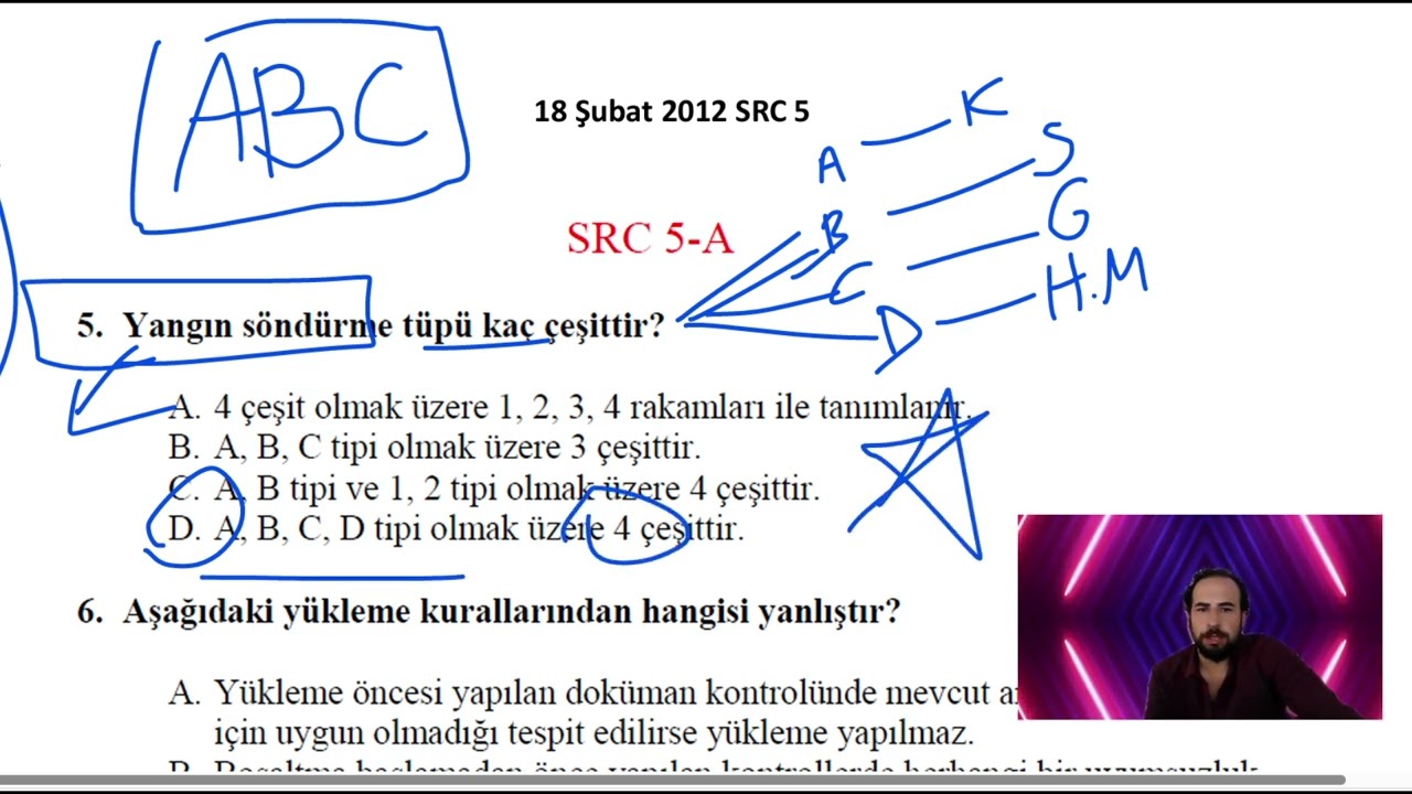 23 KASIM 2024 SRC5 SINAVINA HAZIRLIK ÇIKMIŞ SORULAR! (TEKRAR EĞİTİM #SAMSUN)