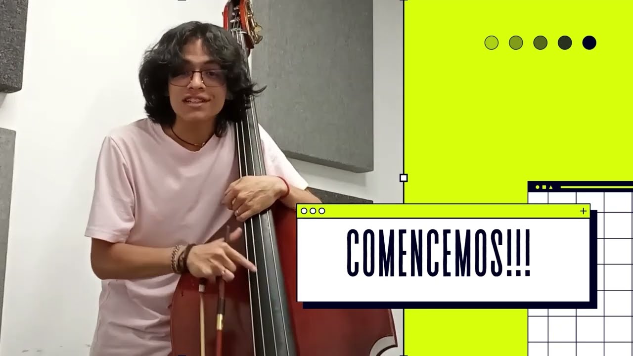🎼 Tutorial de iniciación para el instrumento Contrabajo (Escala de Si b mayor) 🎻