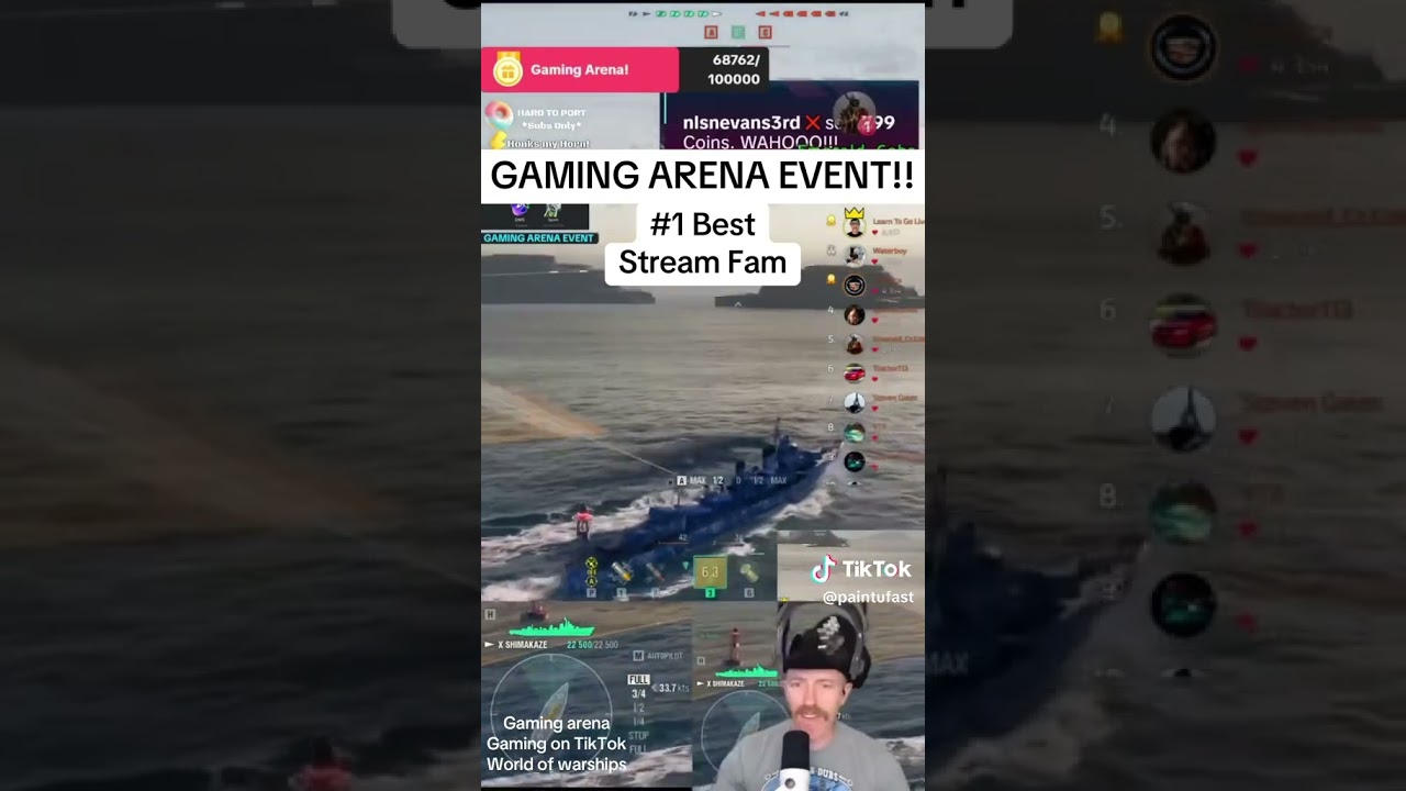 PaintUFast Gaming - Live EVERY DAY #worldofwarships #gaming #livestream