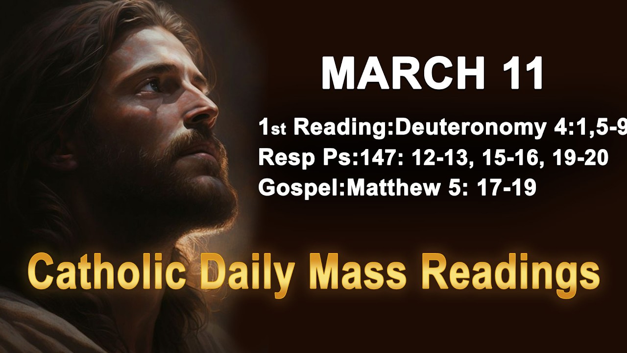 Catholic Daily Mass Readings for today I Wednesday March 11 2026