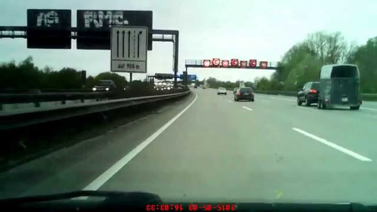 Autobahn 1 Bremen Richtung Osnabrück (vom Bremer Kreuz zum Dreieck Stuhr)