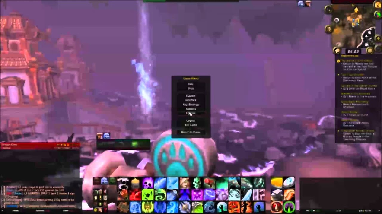 World of Warcraft 5.4.8 Frost DK 2h one button macro