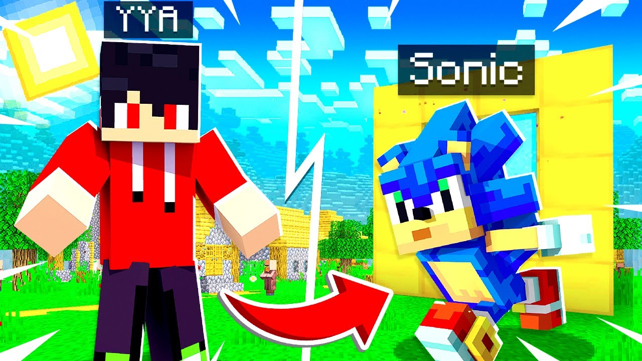 ကျွန်တော် Minecraft ထဲမှာ Sonic ဖြစ်ခဲ့ပါတယ် | Roleplay Video