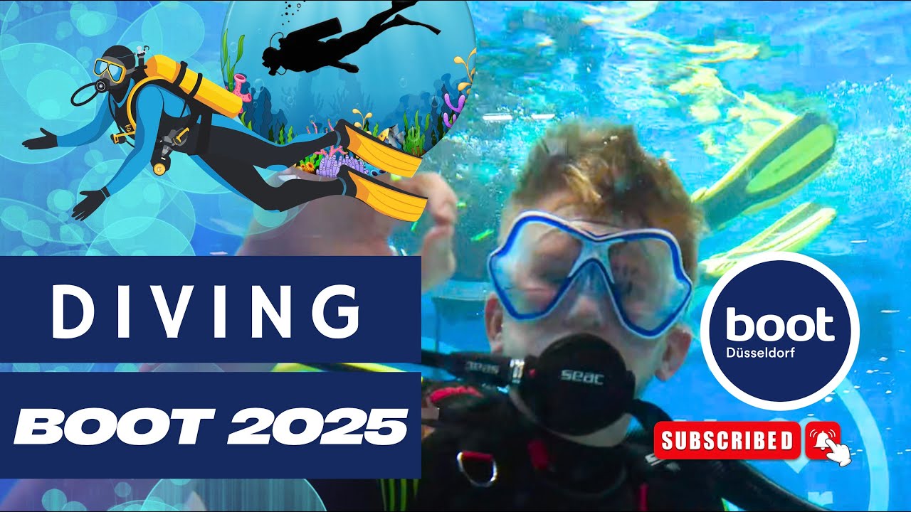 Diving Magie auf der boot Düsseldorf