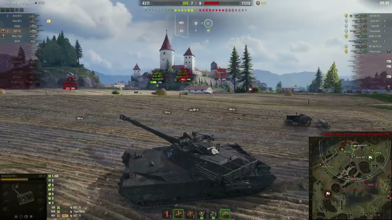 BZT-70 - 8.8K DMG - By BlacksArg┃WOT 2.0