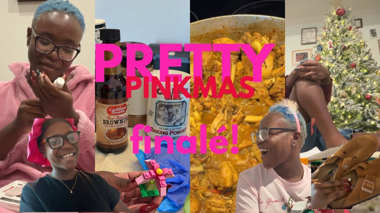 PRETTY PINKMAS EP 10 🤍❄️🎀 | Pinkmas Day Vlog, I Cried!, Cooking For A Group, Baking, Gift Opening ++