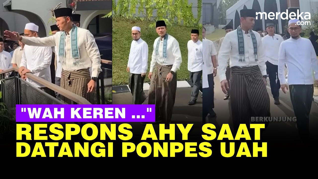 Momen AHY Kagumi Pondok Pesantren Ustaz Adi Hidayat: Wah Keren Banget!