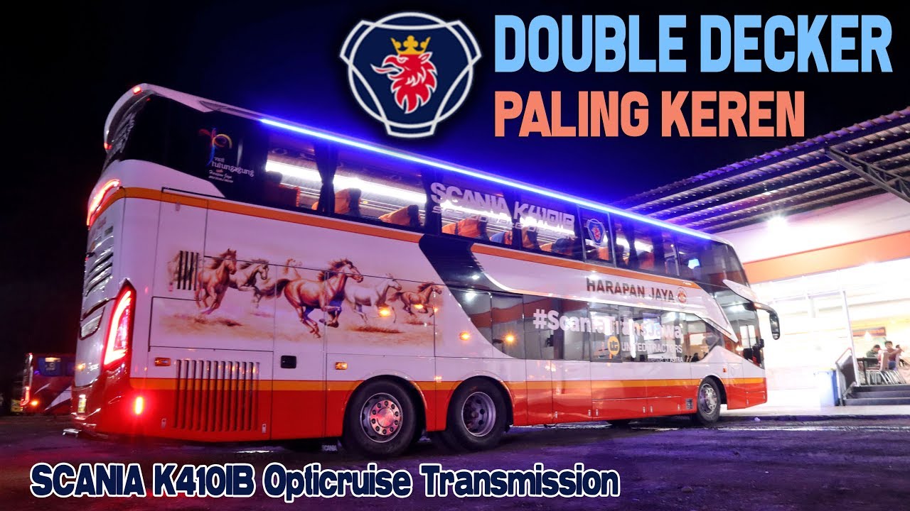 DIJAMIN TIDUR NYENYAK DISINI | Naik Harapan Jaya Double Decker Jakarta - Blitar Scania K410