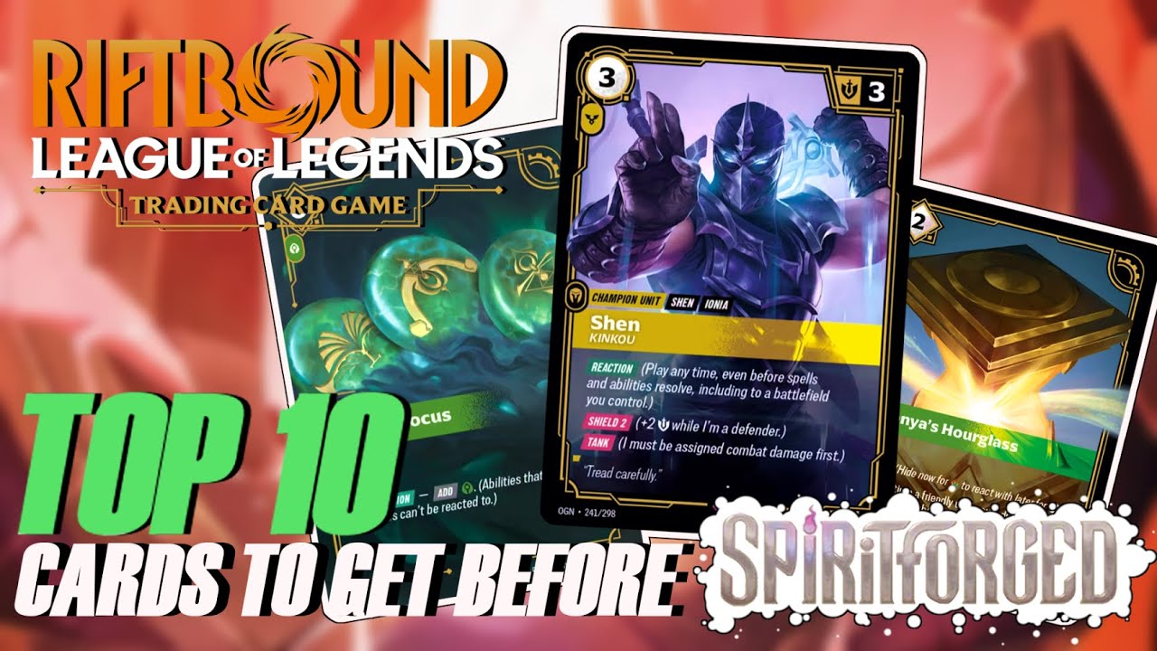 TOP 10 Cards You Should Get Before SPIRITFORGED META in China