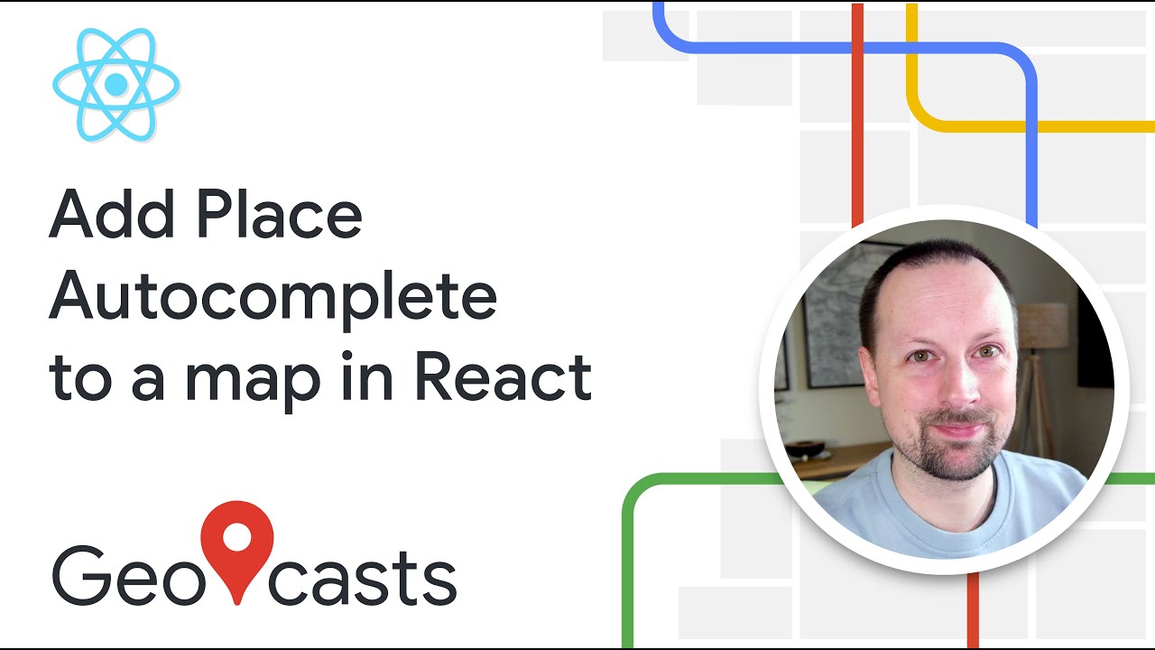 Как добавить ввод Place Autocomplete на карту в React