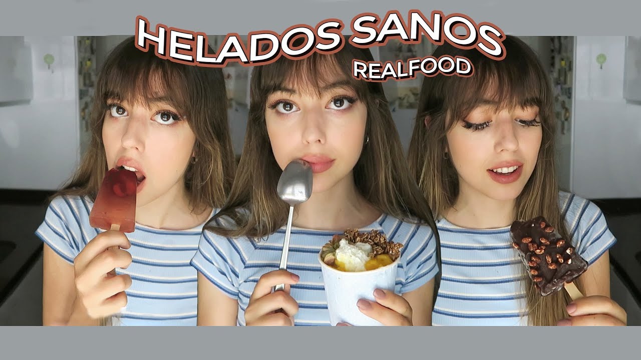 He hecho HELADOS SANOS 🤤 (realfood)