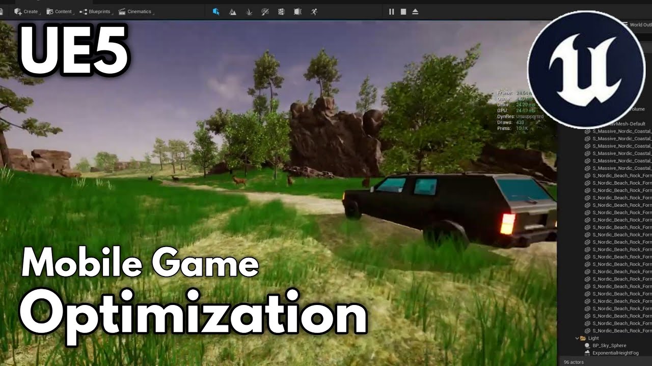UE5 Mobile Game Optimization in Unreal Engine 5 | Professional Mobile Game Development in UE5 2022