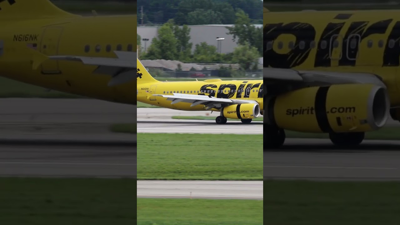 UNLOADING THE VAULT: Spirit A320 Nosecone Landing@John Glenn International Airport Columbus Ohio ✈️