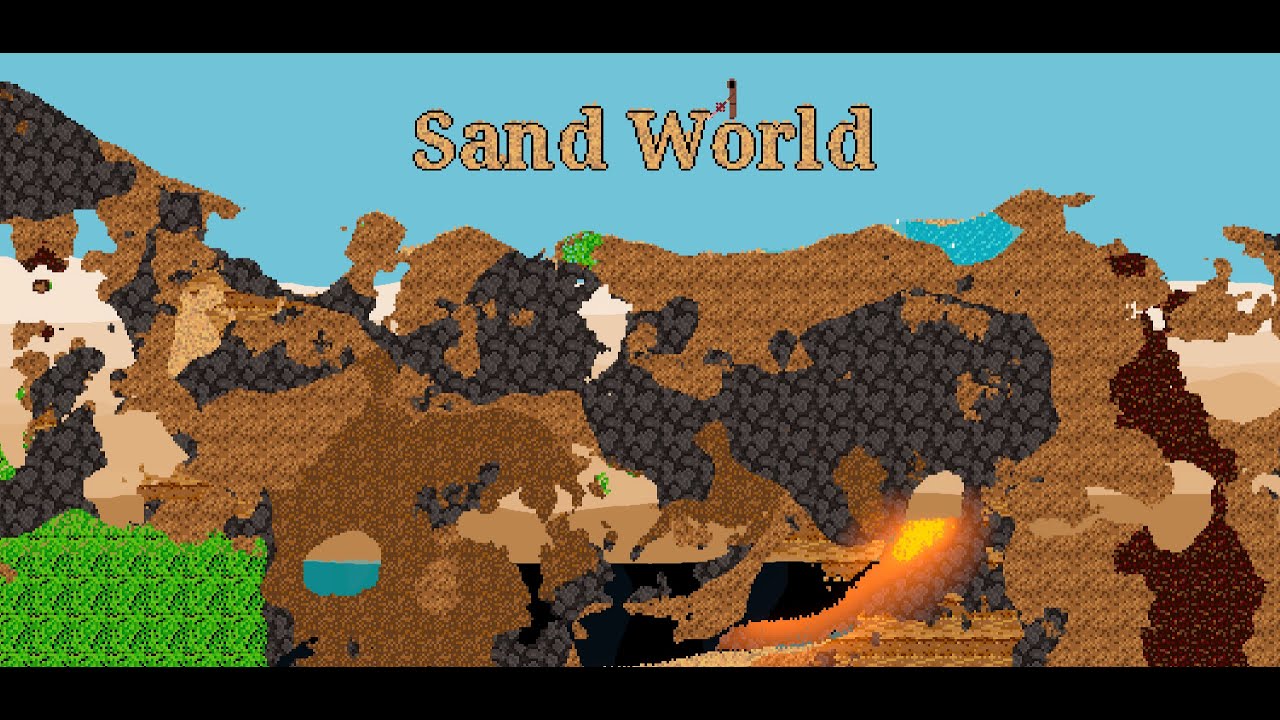 Sand World - Particle simulation in an infinite world now!