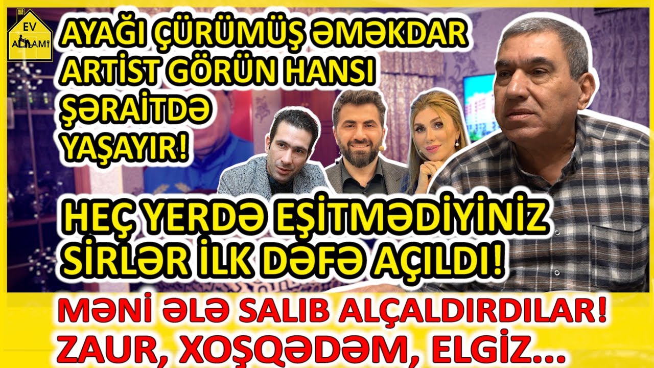 Birotaqlı evdə yaşayan Rəhman Rəhmanov aparıcıları yıxdı-sürüdü: BU SİRRİ İLK DƏFƏ SİZƏ AÇIRAM!