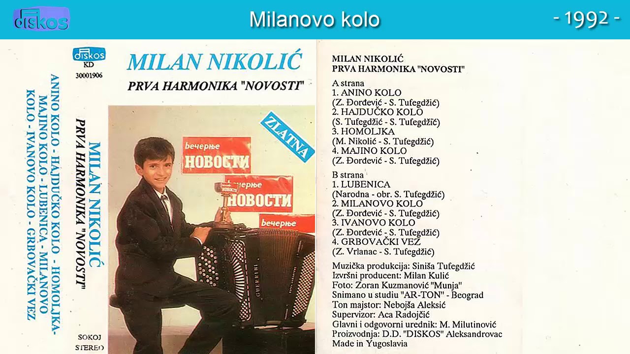 Milan Nikolic - Milanovo kolo - (Audio 1992)