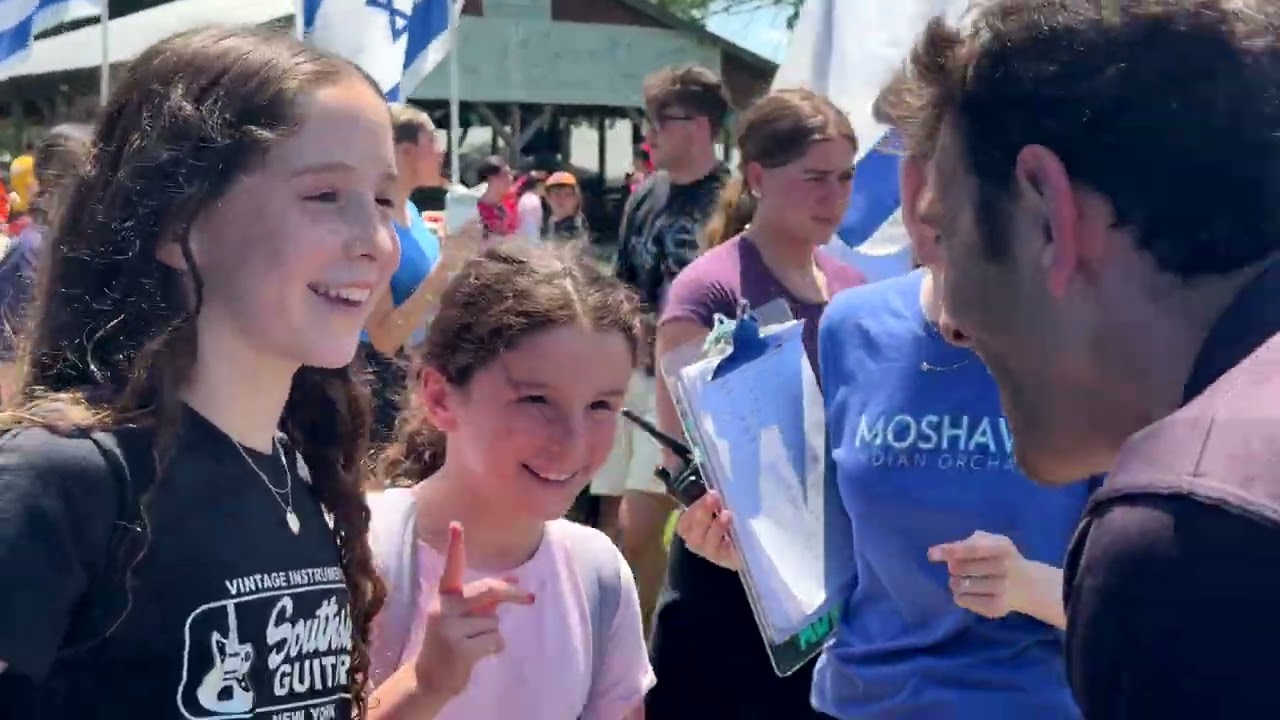 Buses Arrive Camp Moshava IO Moshevet Hineni 2025 Session One
