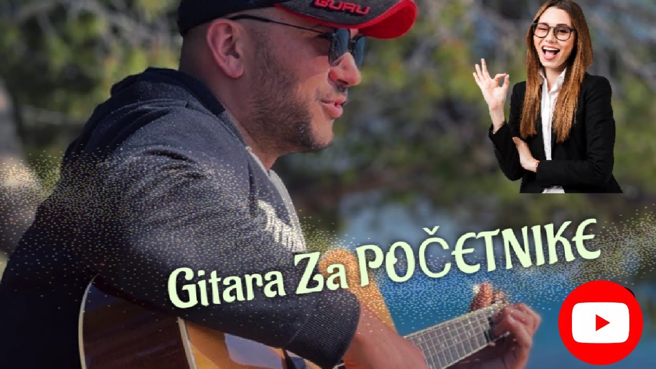 Gitara Za POČETNIKE // Nauči Svirati - Moj Lipi Anđele