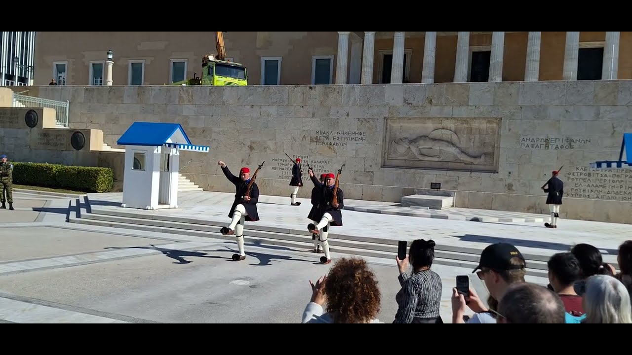 Ateny Grecia zmiana warty