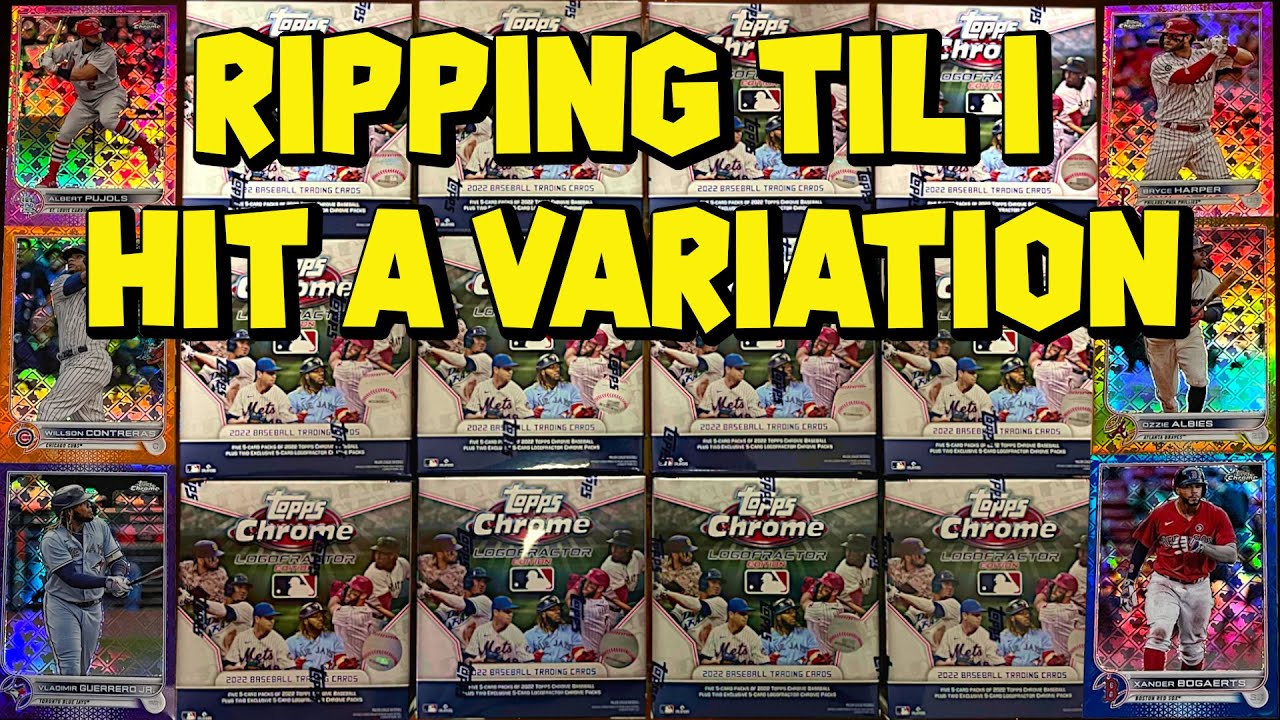 Exposing LOW PRODUCTION & Ripping Topps Chrome Logofractor Boxes