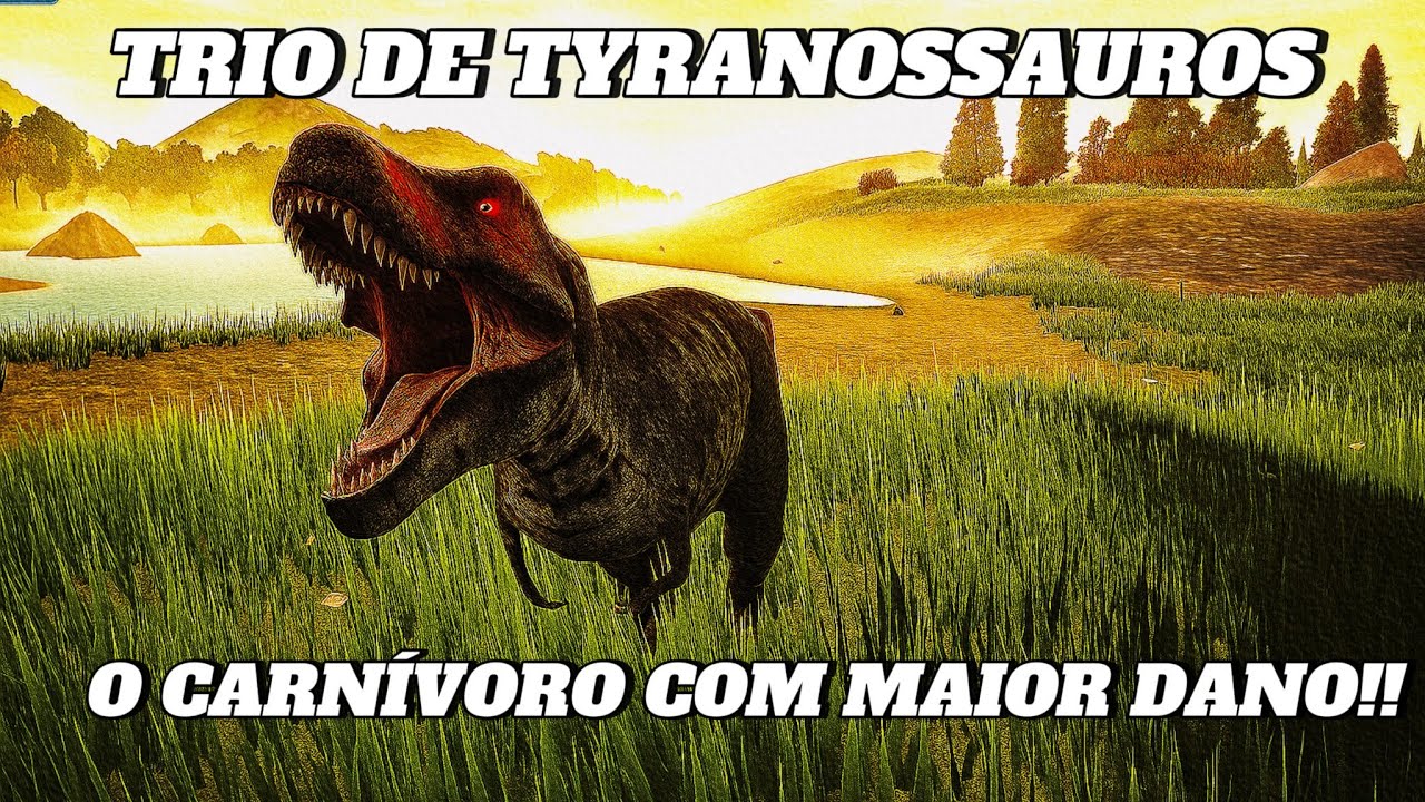 Jogando de tiranossauros-rex!😳 The cursed isle