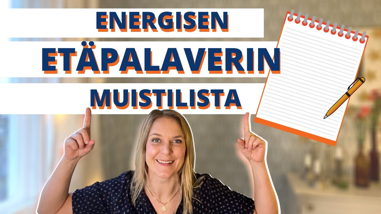 ENERGISEN ETÄPALAVERIN MUISTILISTA