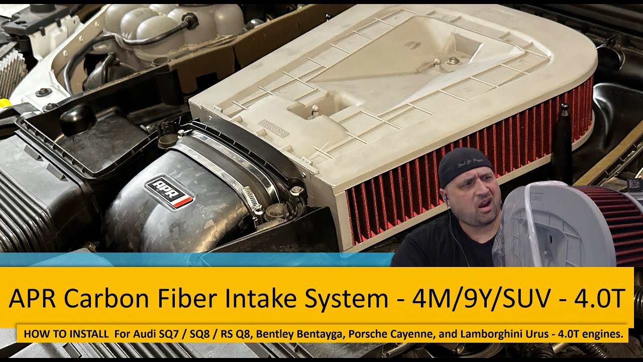 How to Install APR Carbon Fiber Intake System - 4M/9Y/SUV - 4.0T Audi, Porsche, Bentley, Lamborghini