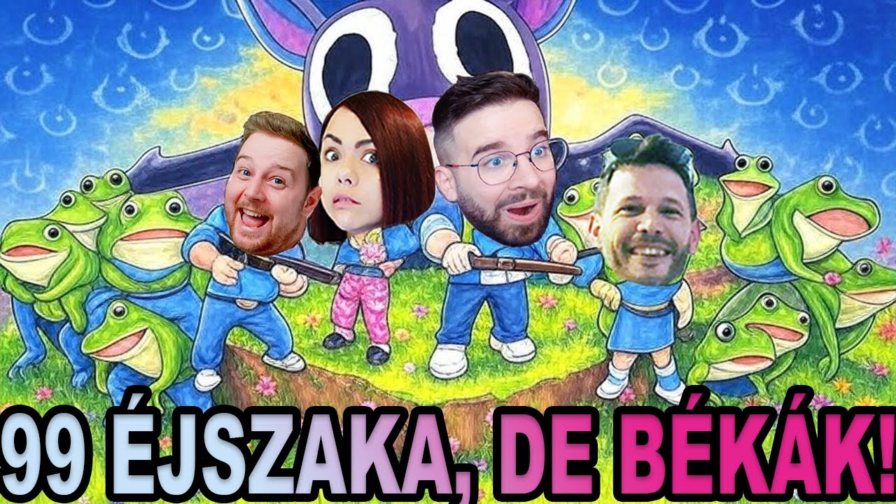 BÉKÁK a 99 ÉJSZAKA az ERDŐBEN! | [🐸] 99 Nights in the Forest 🔦 w/ Doggyandi,ZsDav,Immu,Gergő