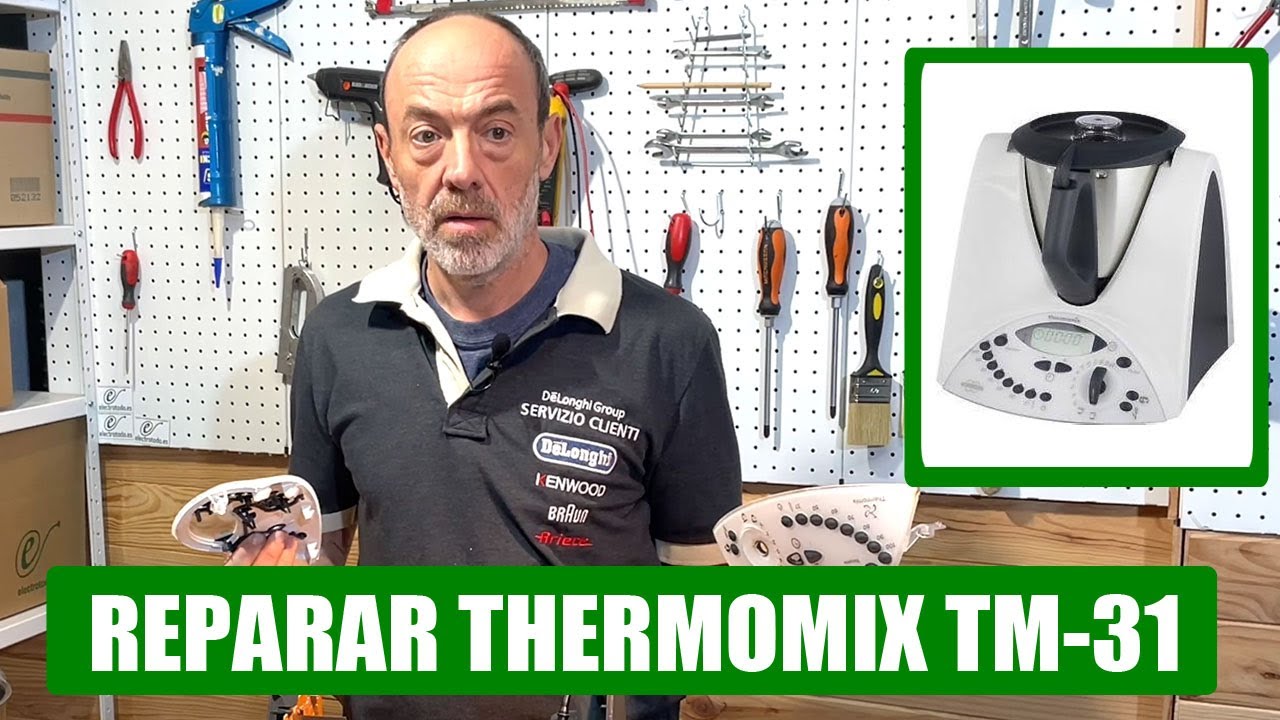 REPARAR THERMOMIX TM-31. Cambiar frontal y botones