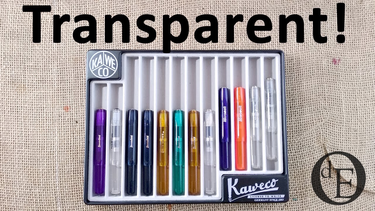 Collection Overview - Single coloured transparent Kaweco Sport