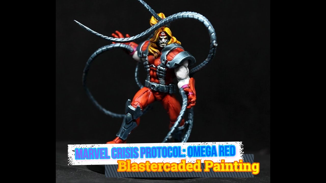Painting Marvel Crisis Protocol: Omega Red