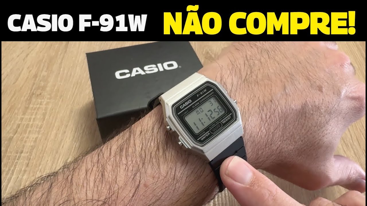 Casio F91W – O relógio lendário… mas será que é pra você?