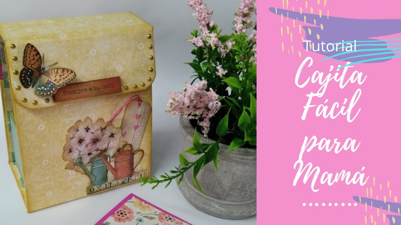 Cajita de Regalo Fácil para Mamá 🥰