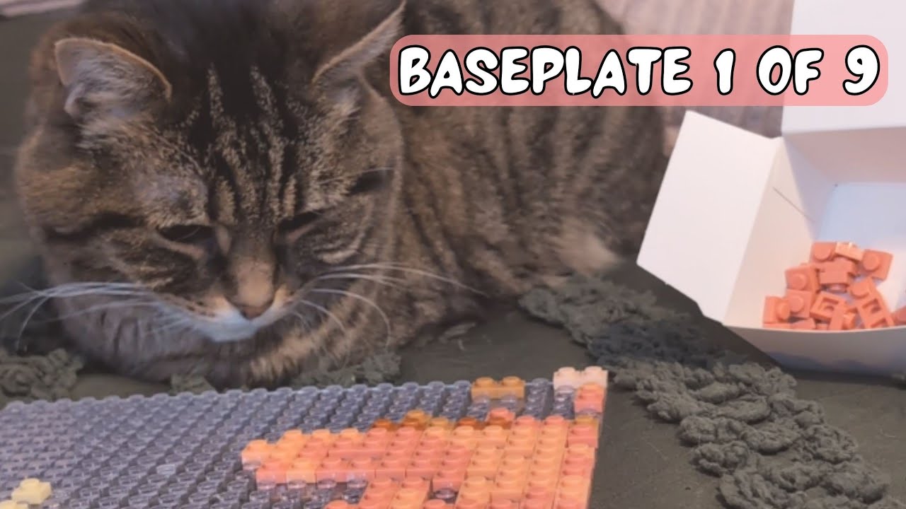 Портрет от BrickMe | Базовая пластина 1 из 9 (Медленная сборка)