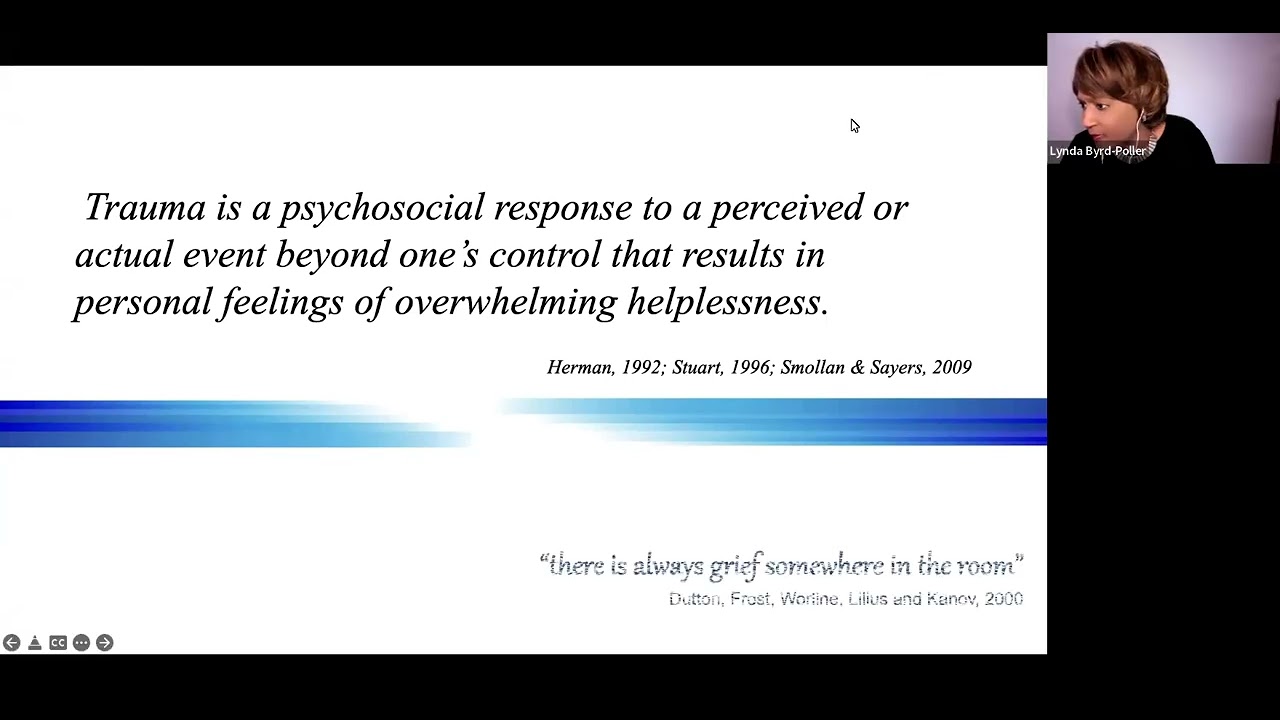 Learn about Organizational Trauma and Change with Dr. Lynda Byrd-Poller