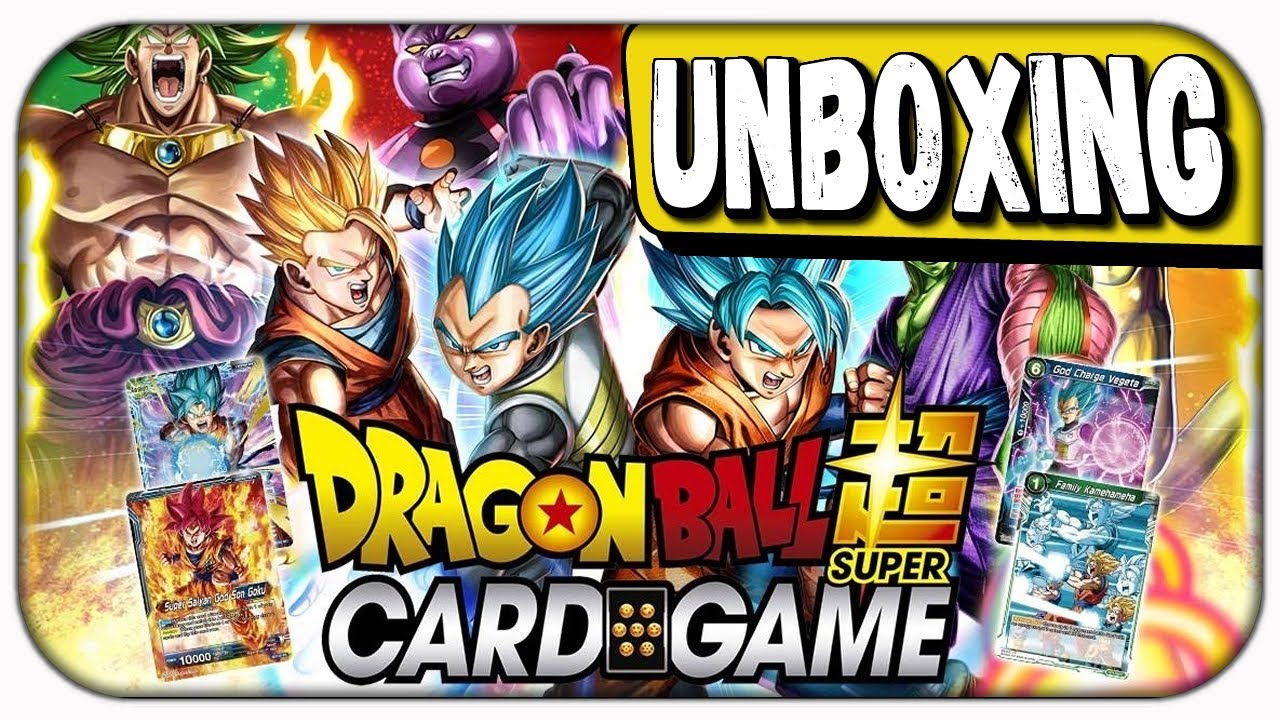 UNBOXING Dragon Ball Super Card Game + Sorteio Deck INICIAL!