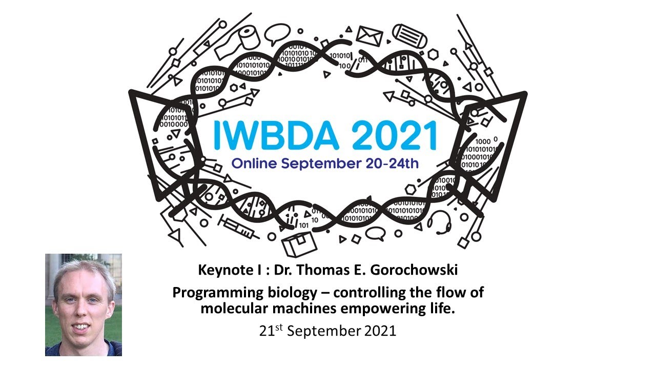 IWBDA 2021 Keynote 2 -  Dr. Thomas E. Gorochowski