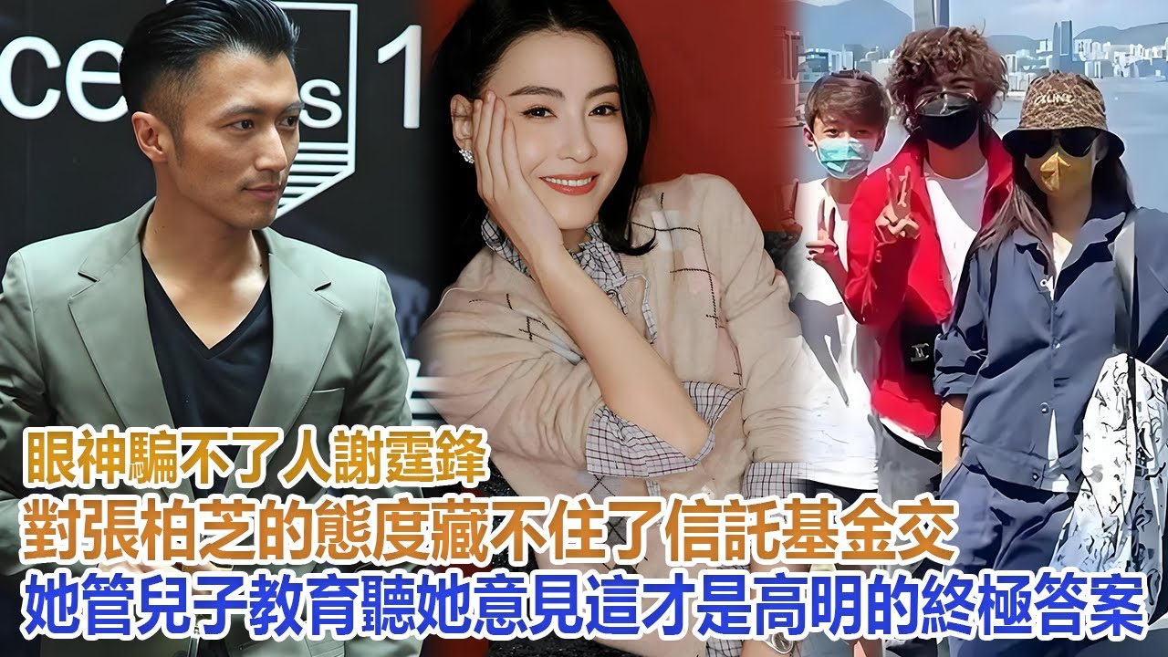 眼神騙不了人！謝霆鋒對張柏芝的態度藏不住了：信託基金交她管，兒子教育聽她意見，這才是 “高明” 的終極答案#谢霆锋#张柏芝#谢振轩#谢振南#Lucas#Quintus#謝賢#狄波拉#王菲