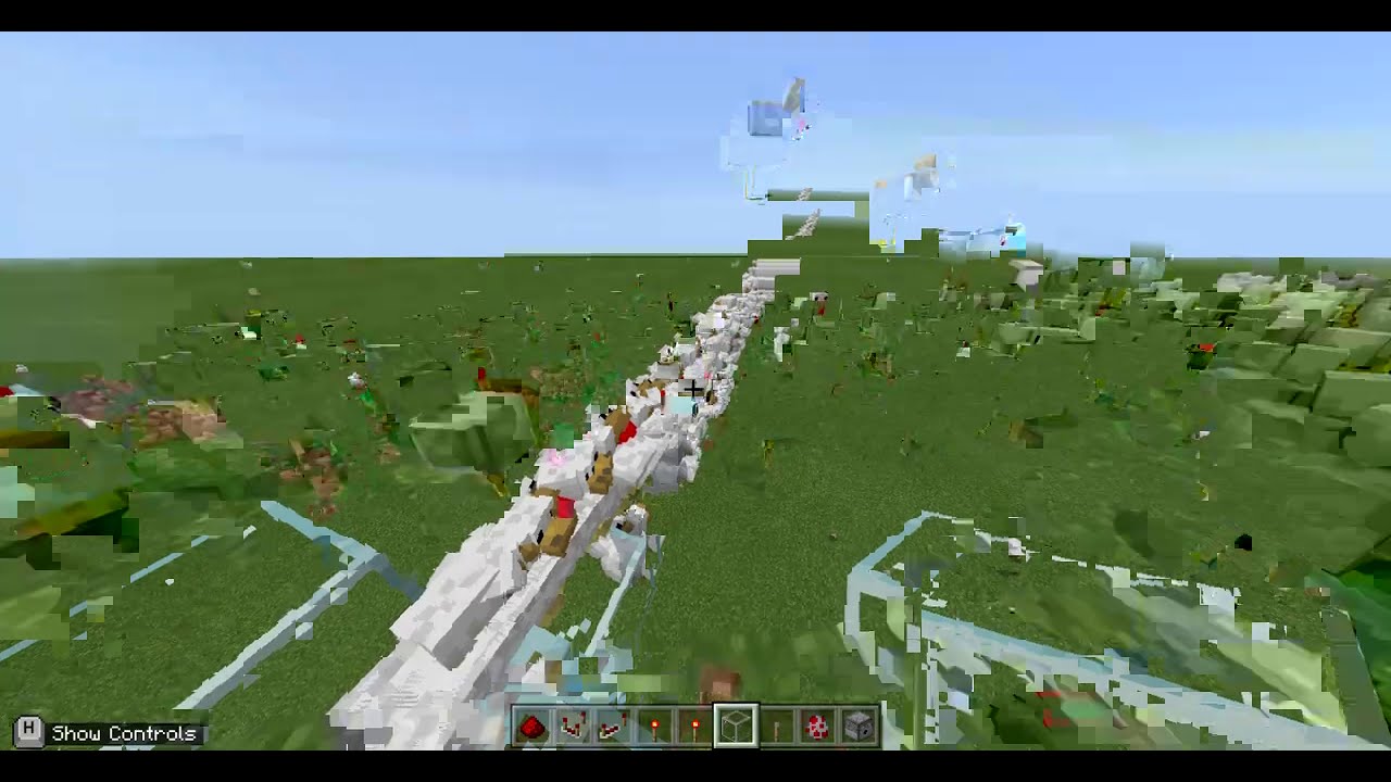 Massive Minecraft Chicken Cannon
