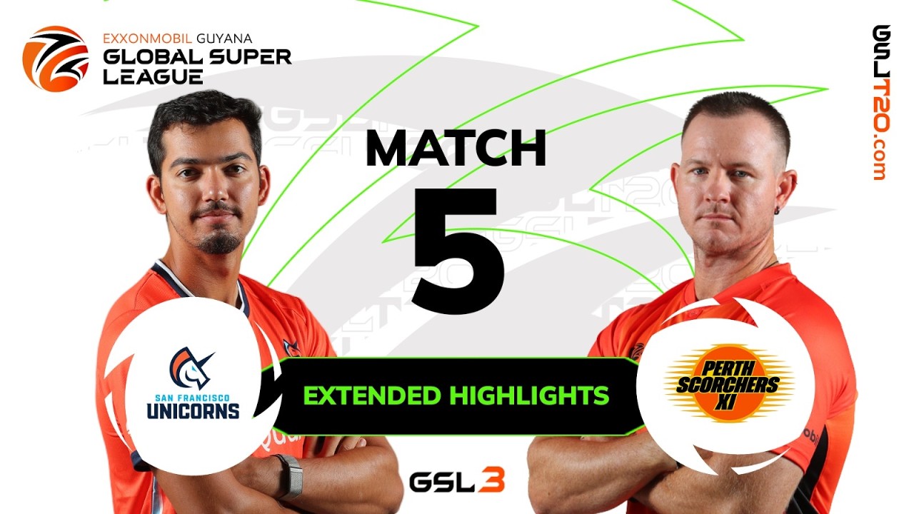Extended Match Highlights | San Francisco Unicorns vs Perth Scorchers XI | GSL 2026