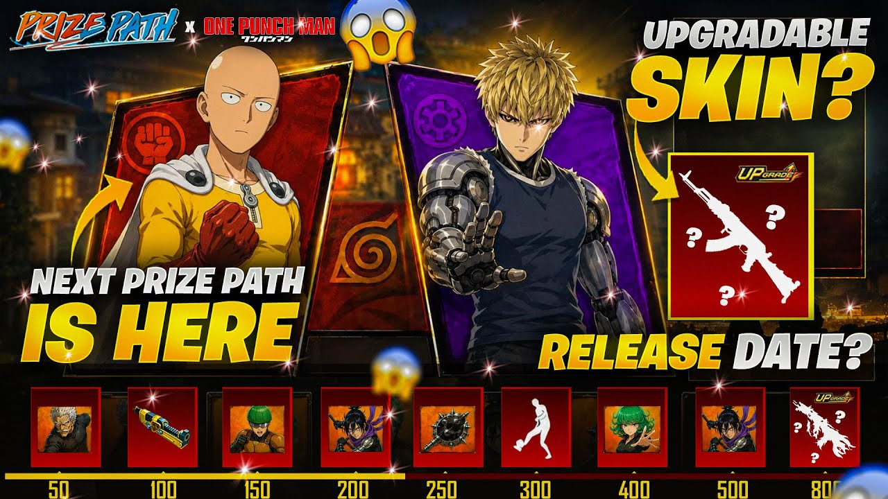 Next Prize path Confirmed | 5 One Punch Man Characters Coming | Release Date | PUBGM 