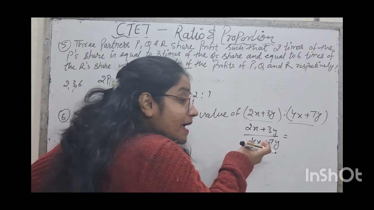 RATIO AND PROPORTION CTET REVISION 