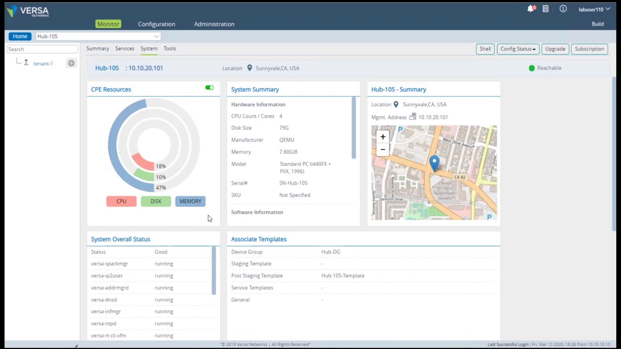 Versa SDWAN | Exploring Versa Director