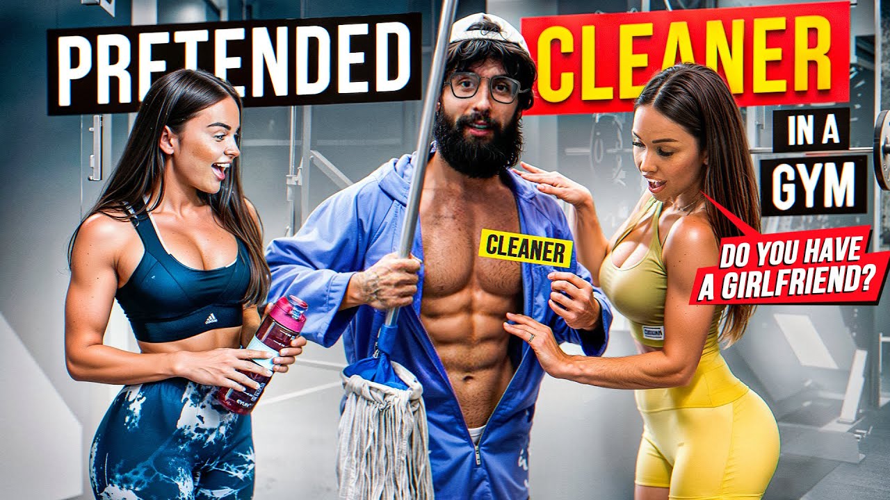 Уборщик АНАТОЛИЙ шокирует девушек в спортзале | Anatoly GYM PRANK #27
