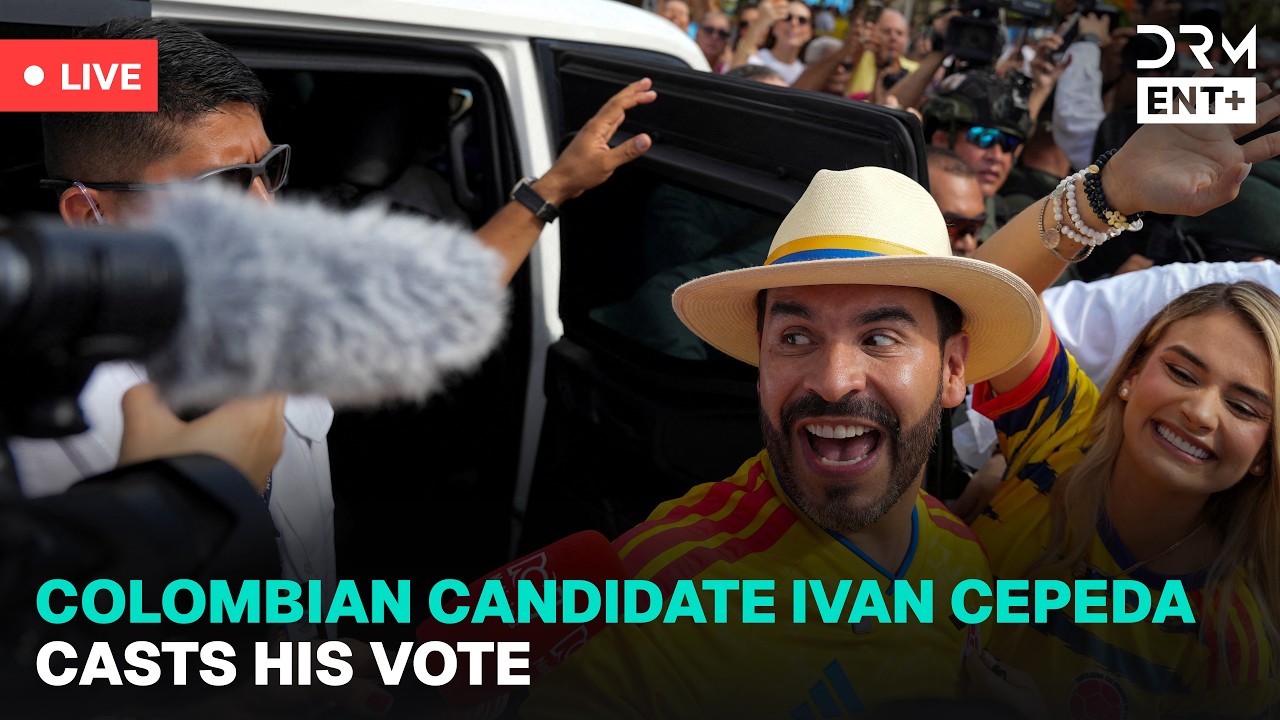 🚨 LIVE: Ivan Cepeda Casts Ballot in Colombia Election | Voter Turnout & Reactions