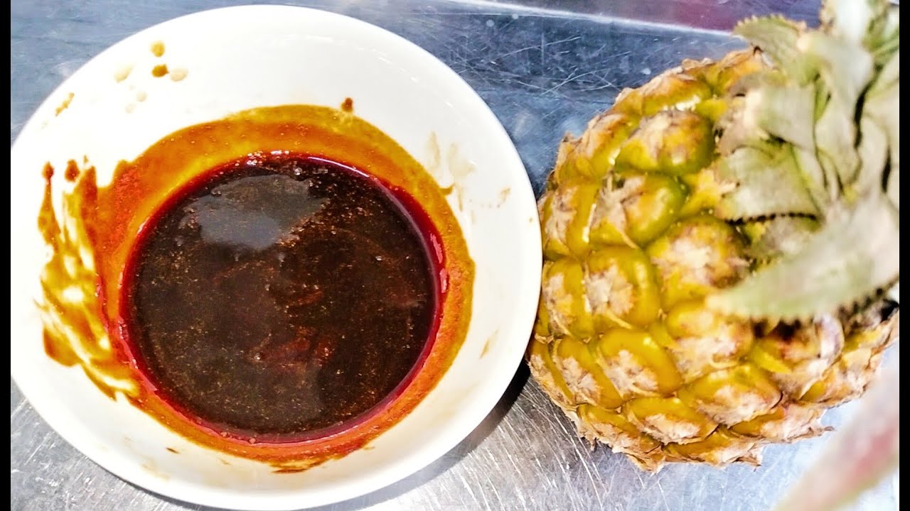Cách làm nước màu khóm, không bị đông cứng, màu đẹp