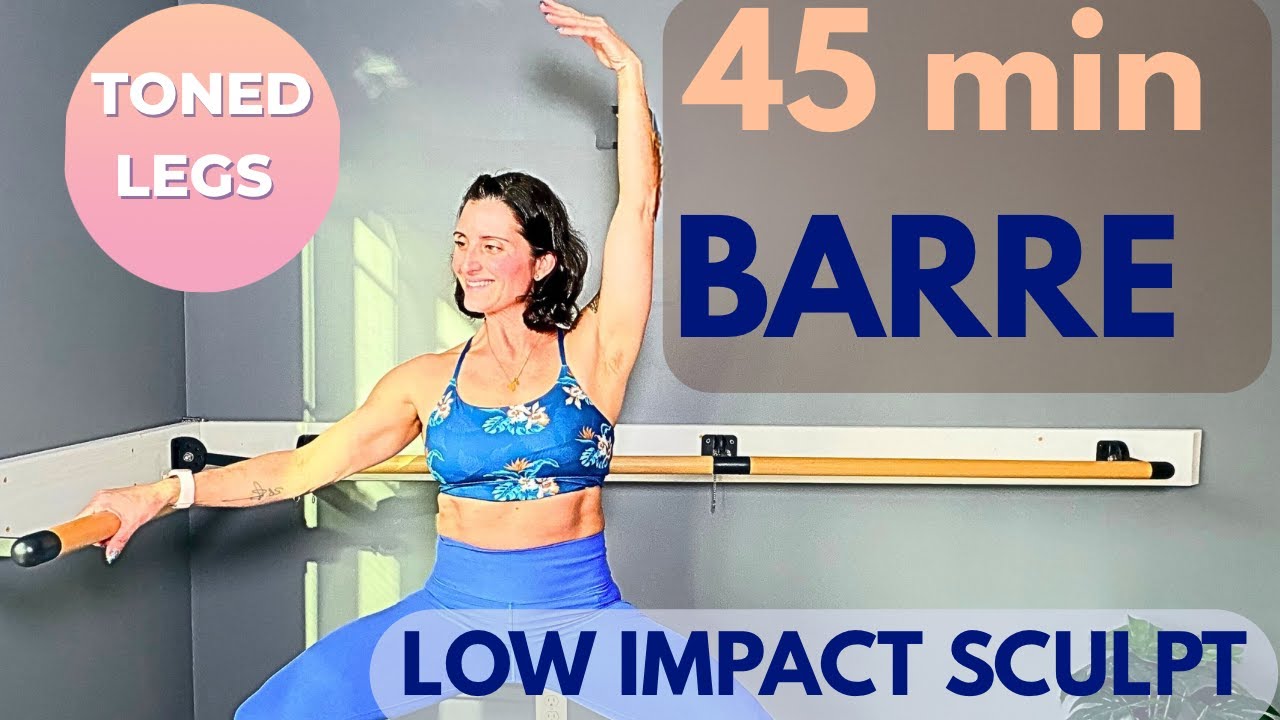 45 Min Barre Burn 🔥 Low Impact At-Home Sculpt w/ Props